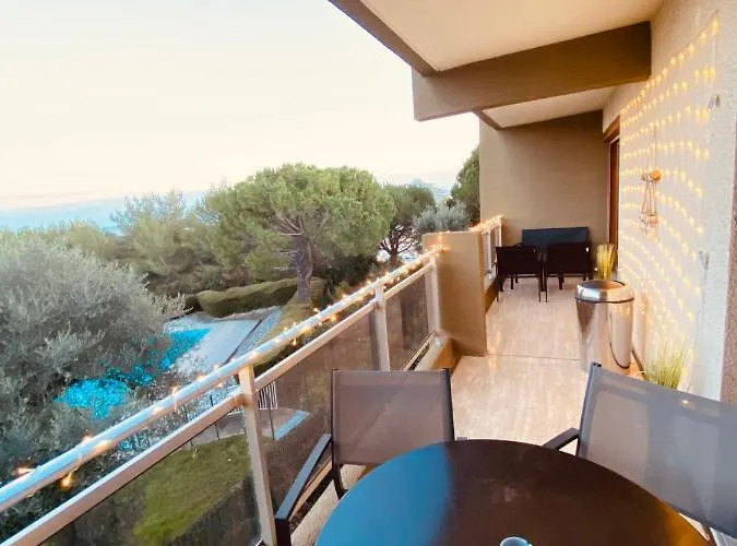 Cote D'azur - Piscine - Tennis Lägenhet Villeneuve-Loubet